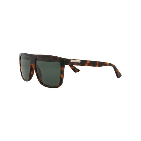 Gucci Square-Frame Injection Sunglasses Brown Mens - Picture 2 of 6